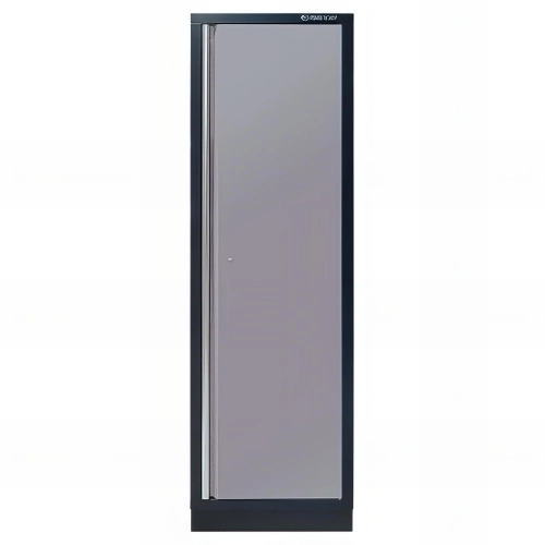 Armoire d'atelier vide grise - 1 porte - 600 x 2 000 x 460 mm