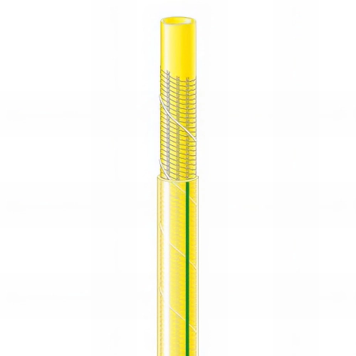 Tuyau TUBIROLL tricoté antivrille jaune 25 m D. 15 mm - PRTA25J15 - Ribiland