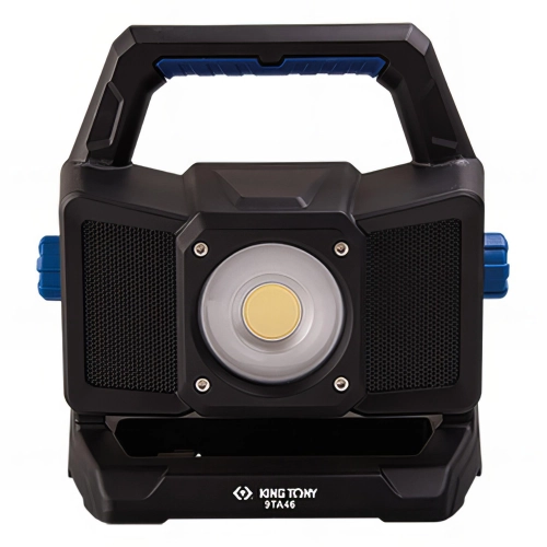 Projecteur COB 40 W 4000 lm, rechargeable, avec enceinte Bluetooth