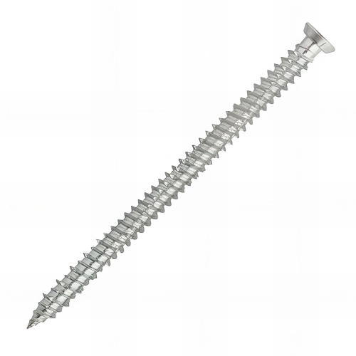 100 vis béton fixation directe spéciale huisserie, tête fraisée, TX30, zingué - 7.5 x 102 mm