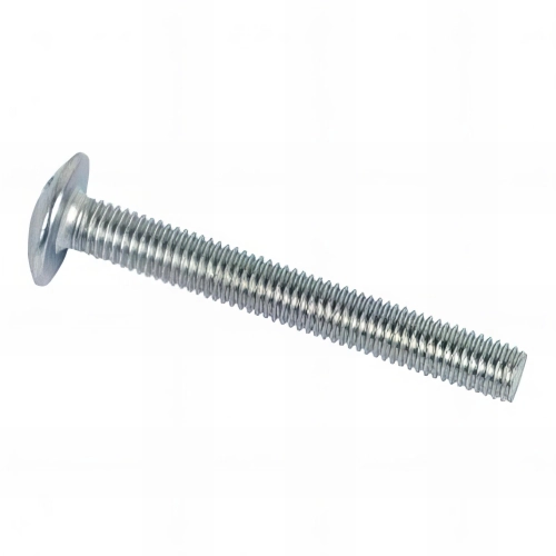 Vis poêlier tête ronde large Fendue en croix 4 x 12 mm Zinguée - Boite de 500 pcs - Fixtout VRL0401202B