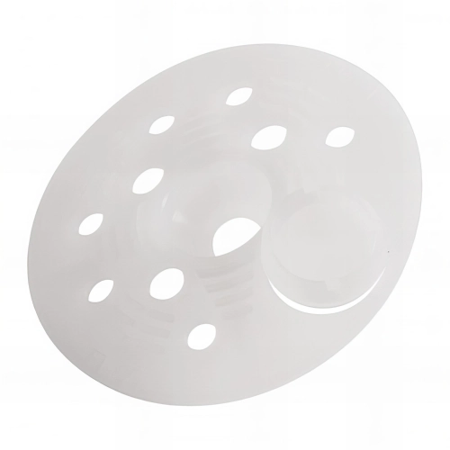 100 rondelles d'isolation extérieur D.60 mm - Rosaces plates en plastique pour vis bois