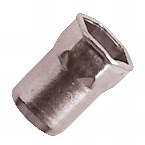 500 écrous à sertir semi-hexagonal inox A2 TR, D. M 4 x 12 mm - HNR0425 - Scell-it