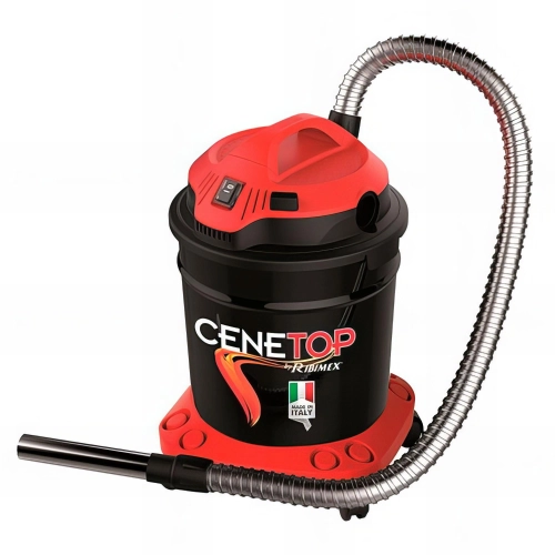 Aspirateur à cendres électrique CENETOP 1200 W - 230 V, bidon 18 L, nettoyage du filtre - PRCEN012 - Ribitech