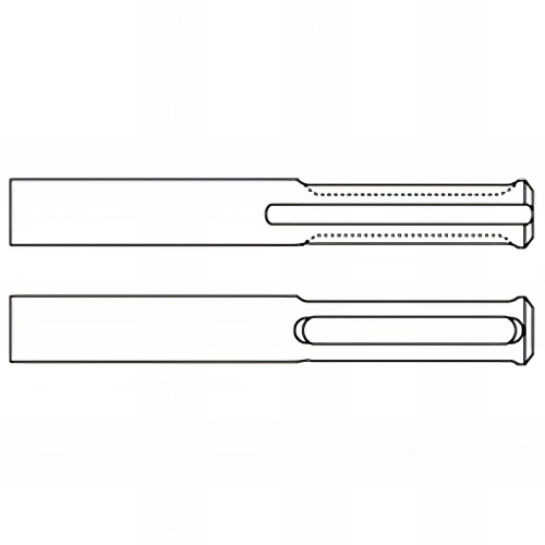 1 Burin à percussion Larg. 80 x Lt. 300 mm x Q. SDSMAX - 14050043008 - Hepyc