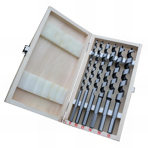 Coffret 6 mèches de charpente à spirale unique D. 8 à 18 x Lt. 230 mm x Q. 6 pans - KA050230 - Labor