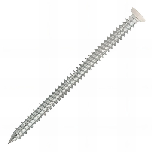 100 vis beton fixation directe huisserie, tête fraisée laquée blanc, TX30 - 7.5 x 40 mm