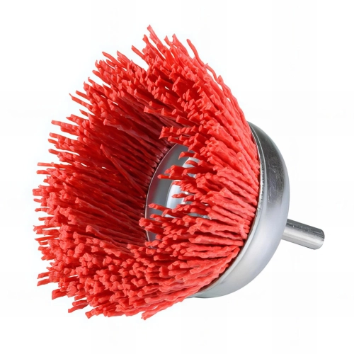 Brosse coupe sur tige D.50 mm - Fils de 1,1 mm nylon abrasif Gr 80 - 10314030 - Sidamo