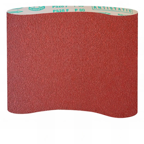 10 bandes abrasives papier corindon PS 28 F larg. 1350 x L. 2620 mm Gr 150 - 320417 - Klingspor