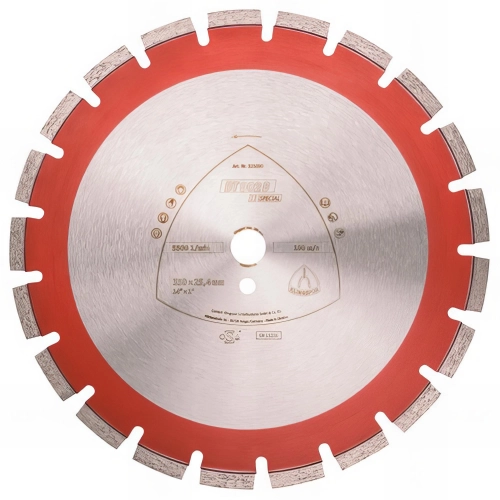 Disque diamant SPECIAL DT 902 B D. 300 x 2,8 x Ht. 11 x 25,4 mm - Béton armé / Béton - 325058 - Klingspor