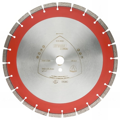 Disque diamant SPECIAL DT 910 B D. 300 x 2,8 x Ht. 11 x 25,4 mm - Béton armé / Béton - 325073 - Klingspor