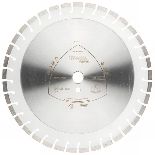 Disque diamant SUPRA DT 600 U D. 300 x 2,8 x Ht. 10 x 20 mm - Béton armé / Béton / Matériaux - 325183 - Klingspor