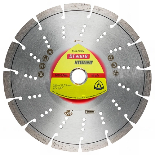 Disque diamant SPECIAL DT 900 B D. 125 x 2,4 x Ht. 12 x 22,23 mm - Béton armé / Béton / Matériaux - 325208 - Klingspor