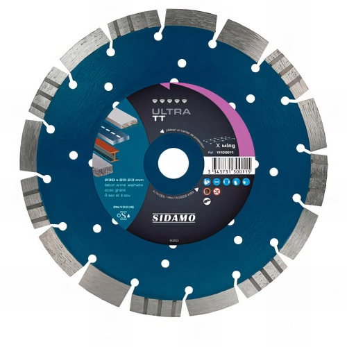 Disque diamant ULTRA TT D. 230 x 22,23 x H 13 mm Mixte - 11130011 - Sidamo