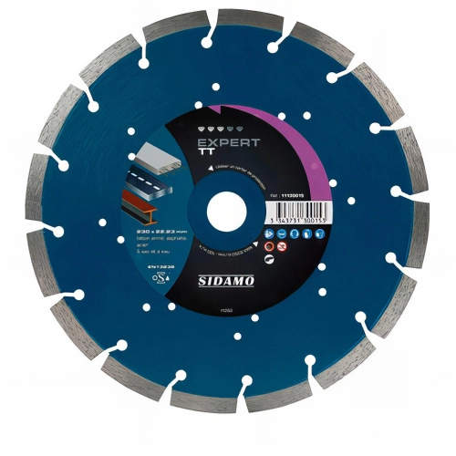 Disque diamant EXPERT TT D. 125 x 22,23 x H 10 mm Mixte - 11130014 - Sidamo