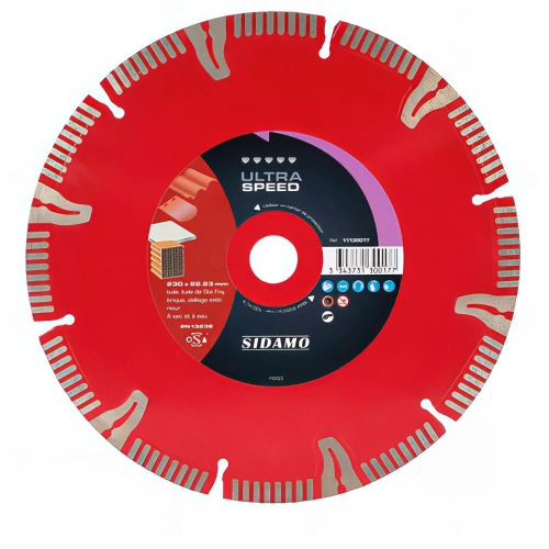 Disque diamant ULTRA SPEED D. 125 x 22,23 x H 10 mm Tuile / Brique - 11130016 - Sidamo