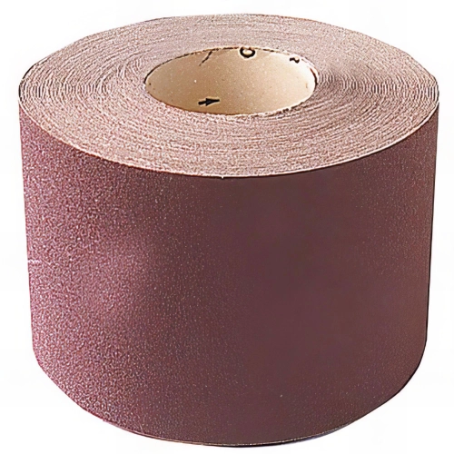 Rouleau toile souple corindon brun 100 mm x 25 m Gr. 40 pour bois et métal - 10025.040 - Leman