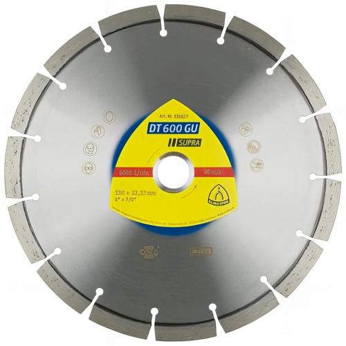 Disque diamant D. 115 x Al. 22,23 mm - Granit / Terrazzo - DT 600 GU Supra