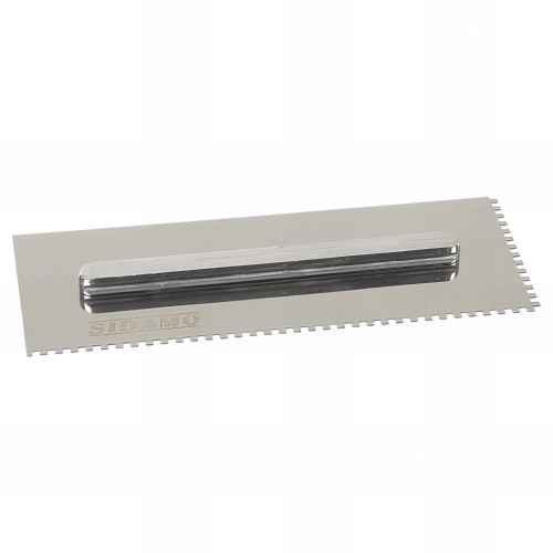 Lame de rechange de platoir Inox 280 X 115 mm Denture U 4 X 4 mm