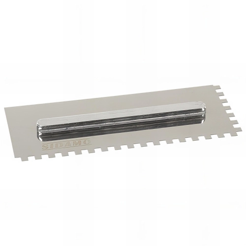 Lame de rechange de platoir Inox 280 X 115 mm Denture U 8 X 8 mm