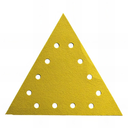 Lot de 25 triangles auto-agrippant pour ponceuse mur et plafond D. 290 x 290 mm Gr. 220 12 trous - 290.290.12.220 - Leman