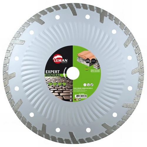 Disque diamant segmenté mixte D. 300 x Al. 25,4/22,23/20 x Ht. 9 x ép. 3,2 mm. Tuile, parpaing - 890300 - LEMAN