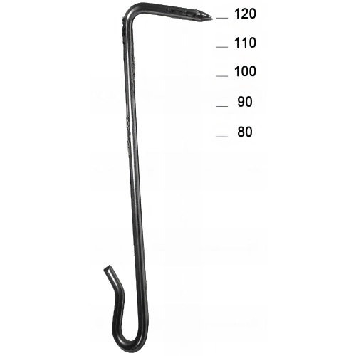 750 crochets d'ardoise en bandes D. 2,7 x L. 80 mm INOX 17% - HOOK0802 - Alsafix