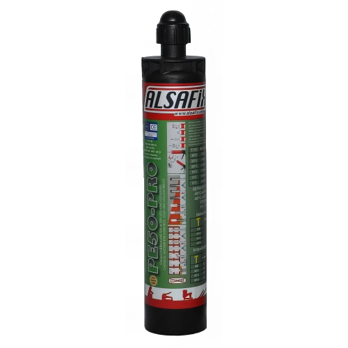 Cartouche de scellement chimique Polyester beige/pierre PE50-PRO 300 ml - PE50300 - Alsafix