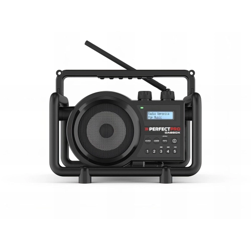 Radio de chantier DABBOX - 7 W - Bluetooth, MP3, Aux in, FM, DAB+ - Perfect Pro