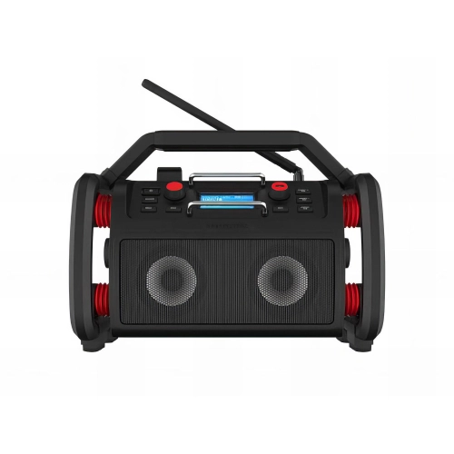 Radio de chantier ROCKPRO - 2 x 15 (30) W - Wifi, Bluetooth, MP3, Aux in, FM, USB, DAB+, Micro intégré - Perfect Pro