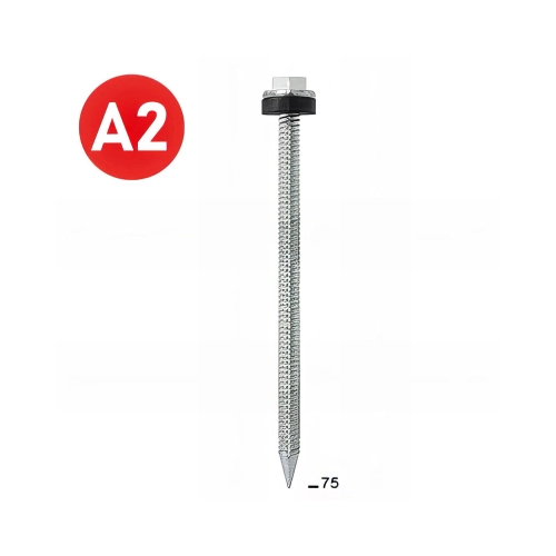 RoofLoc Scrail de 720 vis INOX RL SCRAIL 38/42 x 75 mm - RF380759 Alsafix