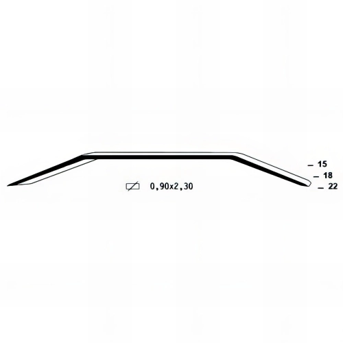 24 000 agrafes cuivrées AR-1 - 3/4 x 18 x D. 0,90 x 2,3 mm - 1451800 - Alsafix