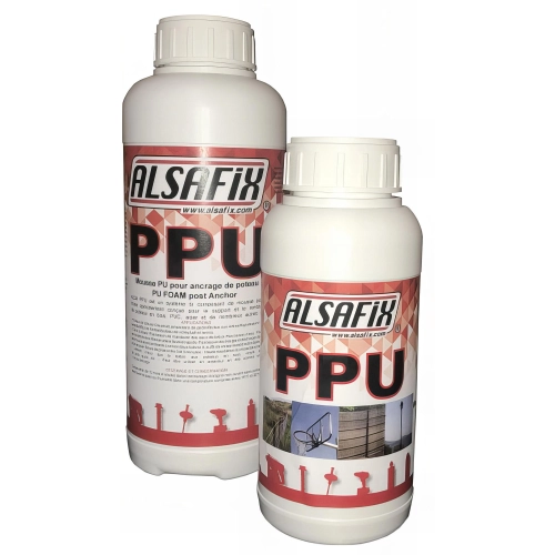 Mousse PU pour ancrage de poteaux ALSA-PPU - 237PO385 - Alsafix