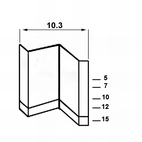 5 000 agrafes CADRE 10-05 - 10,3 x 5 mm - 314TU05 - Alsafix