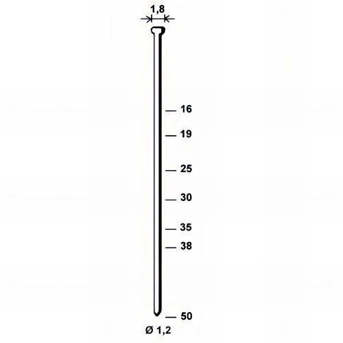 10 000 finettes minibrads galvanisés en bande D. 1,2/1,8 x L. 16 mm JM-16 - 6JM161 Alsafix