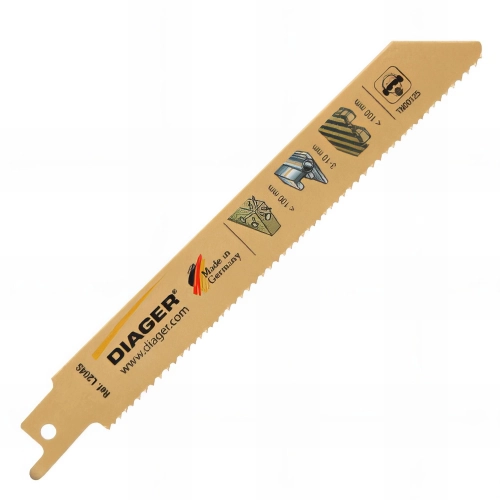 5 lames de scie sabre BIM pas variable x Lu. 130 mm spécial palette - L204SL1505 - Diager