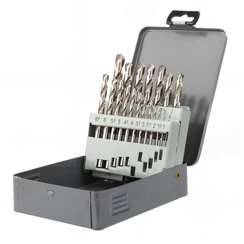 Coffret métallique 19 pcs HSS meulé PRO D. 1 à 10 mm - 745D - Diager