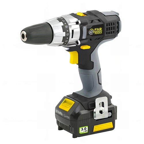 Perçeuse sans fil XF-DRILL - 18 V 1,5 / 3,0 Ah