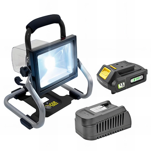 Lampe de chantier LED 3 W sans fil KIT XF-LIGHT2 - 18 V 1,5 Ah avec chageur