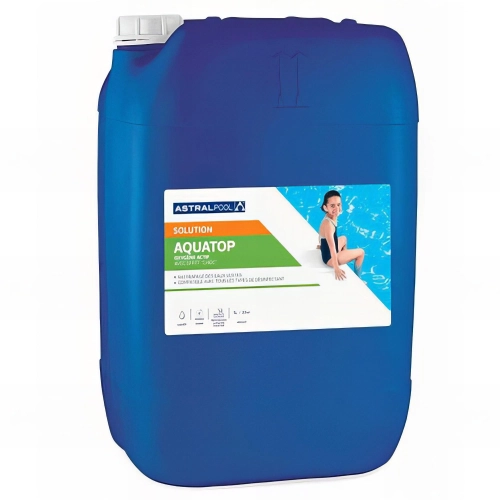 Aquastop 5 Litres 11,9% Oxygène actif pour rattrapage des eaux vertes de piscine