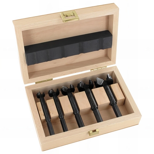 Coffret bois de mèches à façonner Forstner Bormax WS D. 20-25-30-35 et 40 mm - 5 pièces