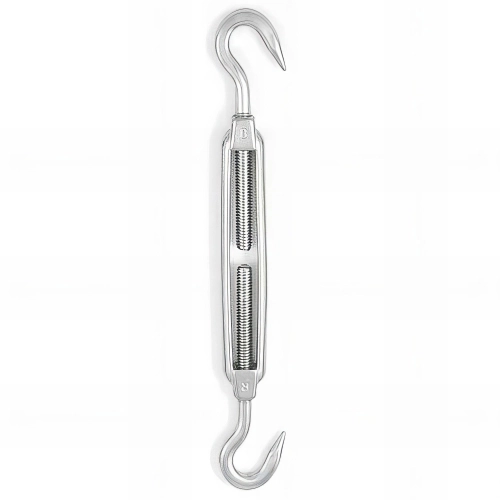 Tendeur cage à double crochets pour cable M 8 INOX A2 - Fixtout