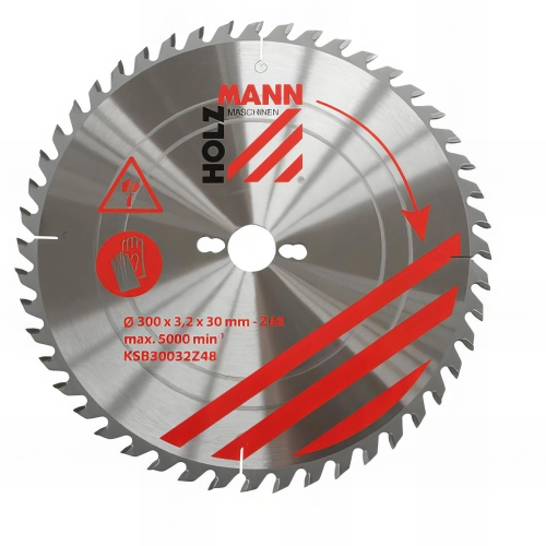 2 lames de scie circulaire D. 250 x 30 mm x Z24 Alt KSB25030Z24 - Holzmann