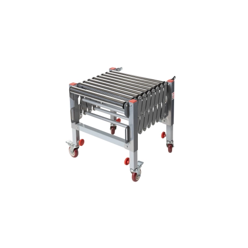 Convoyeur extensible et mobile 9 rouleaux 130 kg RB9A - Holzmann