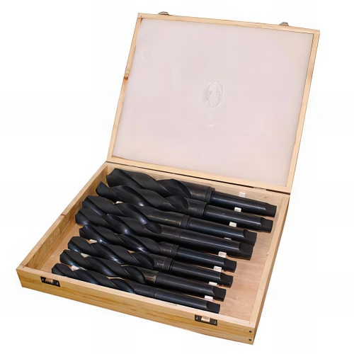 Coffret de 8 forets métal HSS D. 24 à 44 mm x Q. conique CM3/MK3 et CM4/MK4 - SPSMK34 - Holzmann