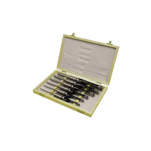 Coffret de 6 mèches et bédanes carrés D. 6, 8, 10, 12 ,14 et 16 mm Q.19 mm STM26B - Holzmann