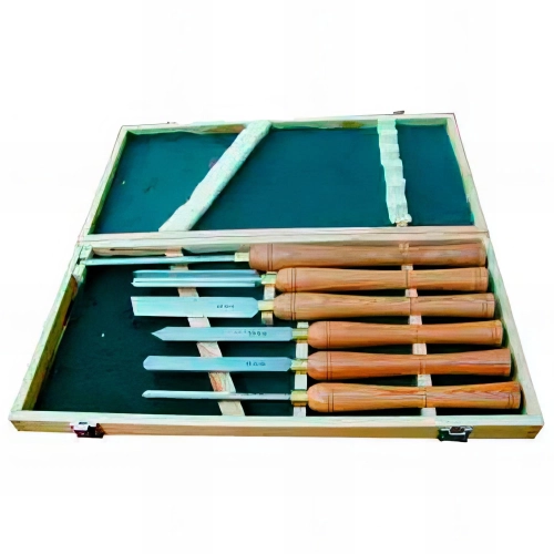 Coffret de 6 gouges HSS de tournage - DMS-HS - Holzprofi