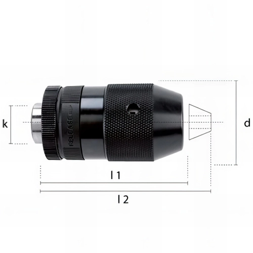 Mandrin HP3 B16 D. 1,5 / 13 x Lt. 83 x lu. 91 mm