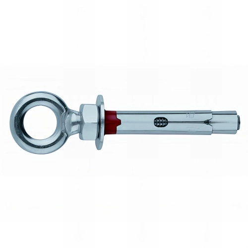 100 chevilles métalliques anti-rotation Piton forgé M6 x 45 mm (D. 8 mm) Inox A2 - ACHAA208C - Index