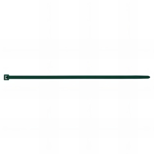 100 Colliers de serrage nylon vert - L. 100 x l. 2,5 mm